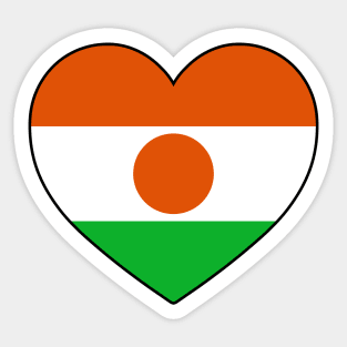 Heart - Niger Sticker